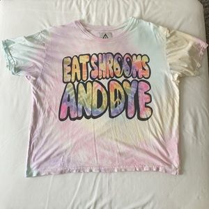 UNIF Tie Dye ‘Eat Shrooms and Dye’ Tee